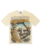 Majestik Garment Department French Terry T-Shirt - Eggshell