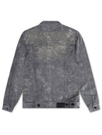 Vicious Denim Veste en jean enduit de velours - Gris