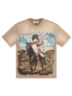 Majestik Department Angel Rider T-Shirt – Braun
