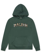 Sweat à capuche Malbon Fesque Preston - Vert chasseur