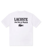 T-shirt Lacoste en jersey épais coupe ample - Blanc
