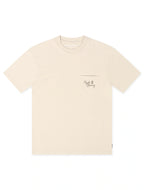 T-shirt ample à poche Psycho Bunny Desert - Lin naturel