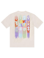T-shirt Vic Garcia World Love All - Crème