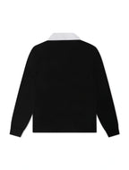 Psycho Bunny Kids Enzo Long Sleeve Rugby Tee - Black/Green