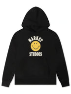 Market Smiley Lockup Hoodie - Black