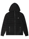 Psycho Bunny Mens Humphrey Hooded Puffer Jacket - Black