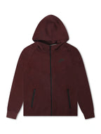 Sweat à capuche Nike Sportswear Tech Fleece Windrunner pour femme - Rouge bordeaux