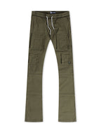 Pantalon cargo en nylon Makobi Colton - Olive