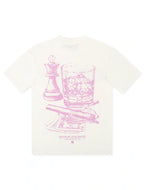 Memory Lane T-Shirt mit Nieten - Weiß