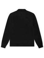 Psycho Bunny Chemise en flanelle zippée à matériaux mixtes Michael pour homme - Noir