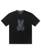 Psycho Bunny Longbridge Grafik-T-Shirt - Schwarz
