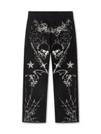 Revenge Tattoo Jogginghose – Schwarz/Silber