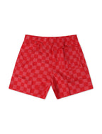 Nike Herren Club Shorts – Kariert Rot