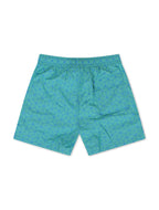 Short de bain léger Psycho Bunny Jasper AOP - Gecko vert