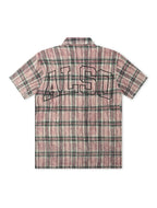 Almost Someday Solomon Rhinestone Flannel - Maroon