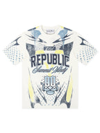 T-shirt Smoke Rise Republic – Bleu Garçon