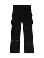 Pantalon Cargo Utilitaire Coupe Décontractée First Row - Noir