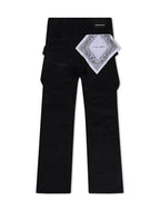 Pantalon Cargo Utilitaire Coupe Décontractée First Row - Noir
