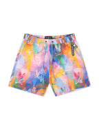 Short de bain imprimé Milos Psycho Bunny - Bleu glacier
