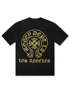 Money Dept. Vintage Old English Tee - Black/Gold