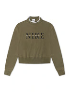 Nike Womens Phoenix Oversized Crewneck - Medium Olive