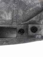 Vicious Denim Veste en jean enduit de velours - Gris