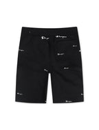 Shorts amples à logo Champion - Noir