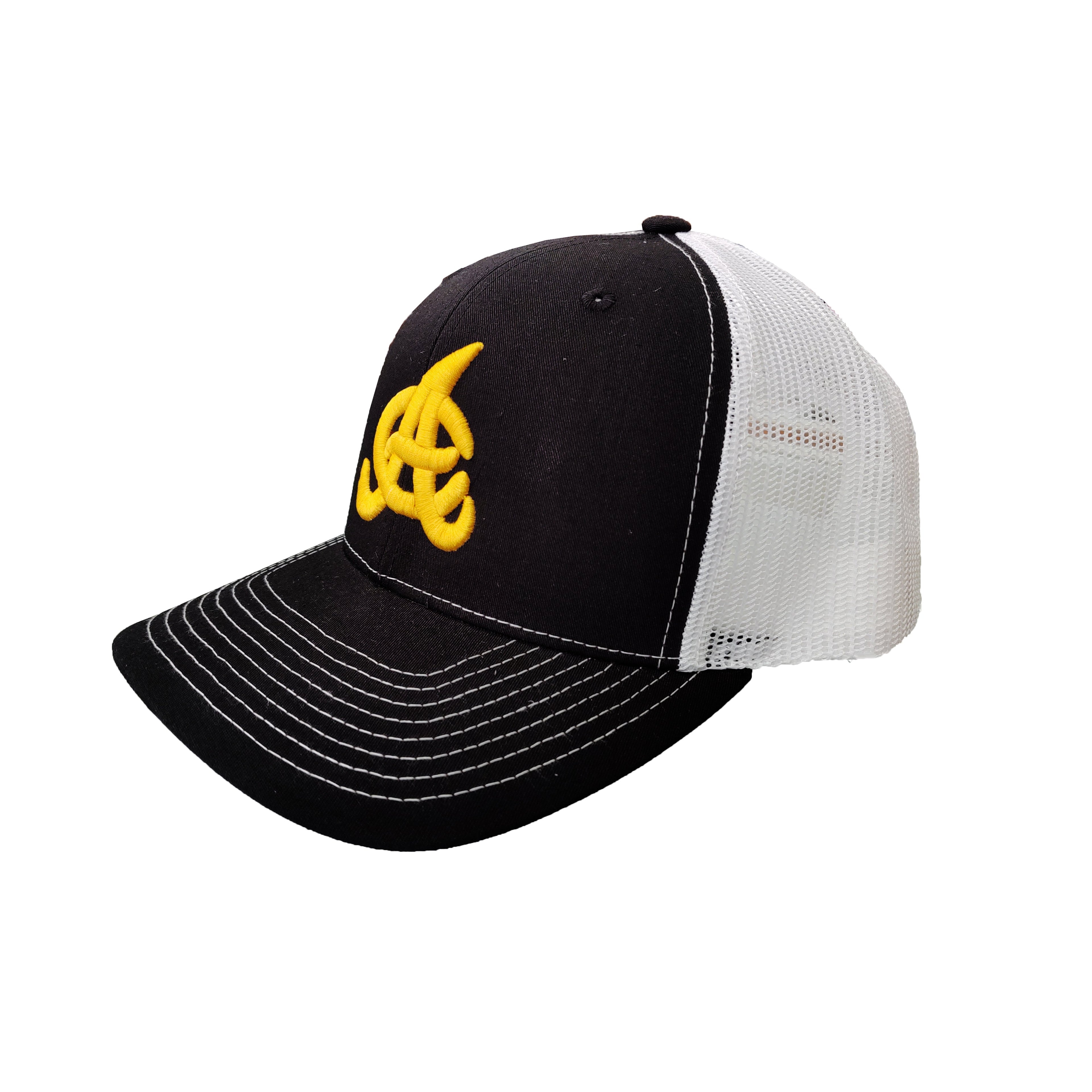 Casquette de camionneur en maille brodée Aguilas Cibaeñas – Casquette de baseball réglable à bouton-pression