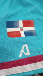 Maillot Officiel de la Série du Caribe 2024 pour hommes de la République dominicaine - Sarcelle