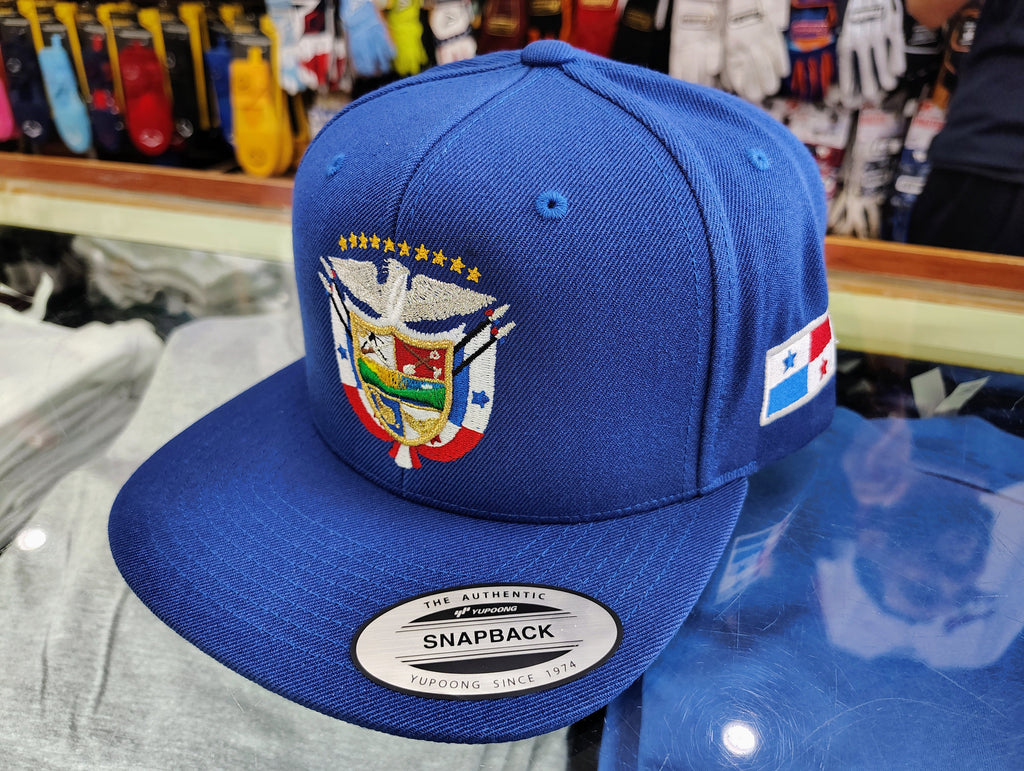 Casquettes Panama avec Bouclier et Drapeau du Panama Brodés