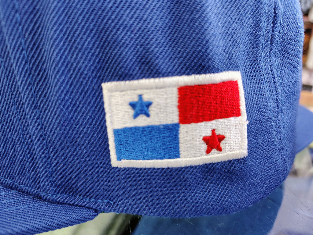 Casquettes Panama avec Bouclier et Drapeau du Panama Brodés