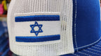 Casquette de camionneur en maille avec étoile de David brodée