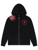Sweat à capuche Politics Spider Web 301 - Noir
