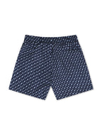 Boss Badeshorts mit Monogramm-Print - Blau