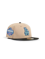 New Era 5950 Dodgers 40ème Anniversaire - Camel/Noir