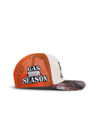 Casquette de camionneur GasNYC Gas Season -Crème/Orange