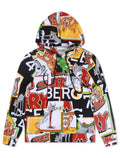 Iceberg All Over Cartoon Hoodie – Cartoon-Design