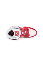 Air Jordan Femme 1 Mid SE - Blanc/Rouge Équipe