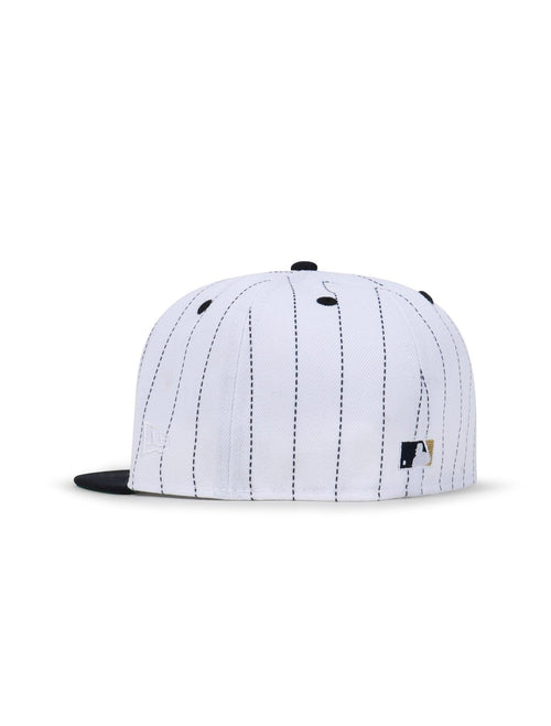New Era 5950 Brooklyn Dodgers Jackie Robinson Cap – Gestreift Weiß