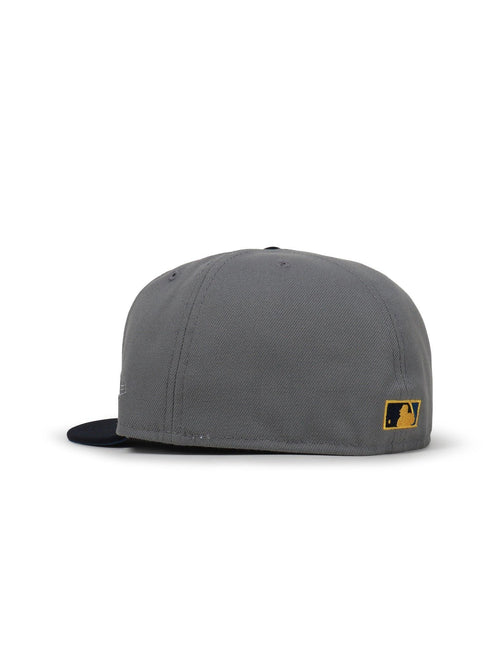 New Era 5950 Dodgers 100-jähriges Jubiläum Kappe – Misty Morning/Navy