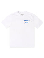 Money Dept. Los Angeles Heavyweight Tee - White/Blue