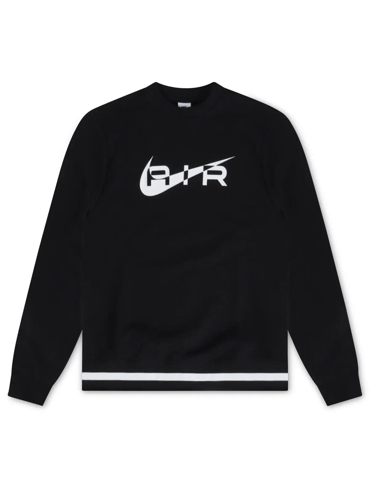 Nike Air Fleece Rundhalspullover für Herren - Schwarz