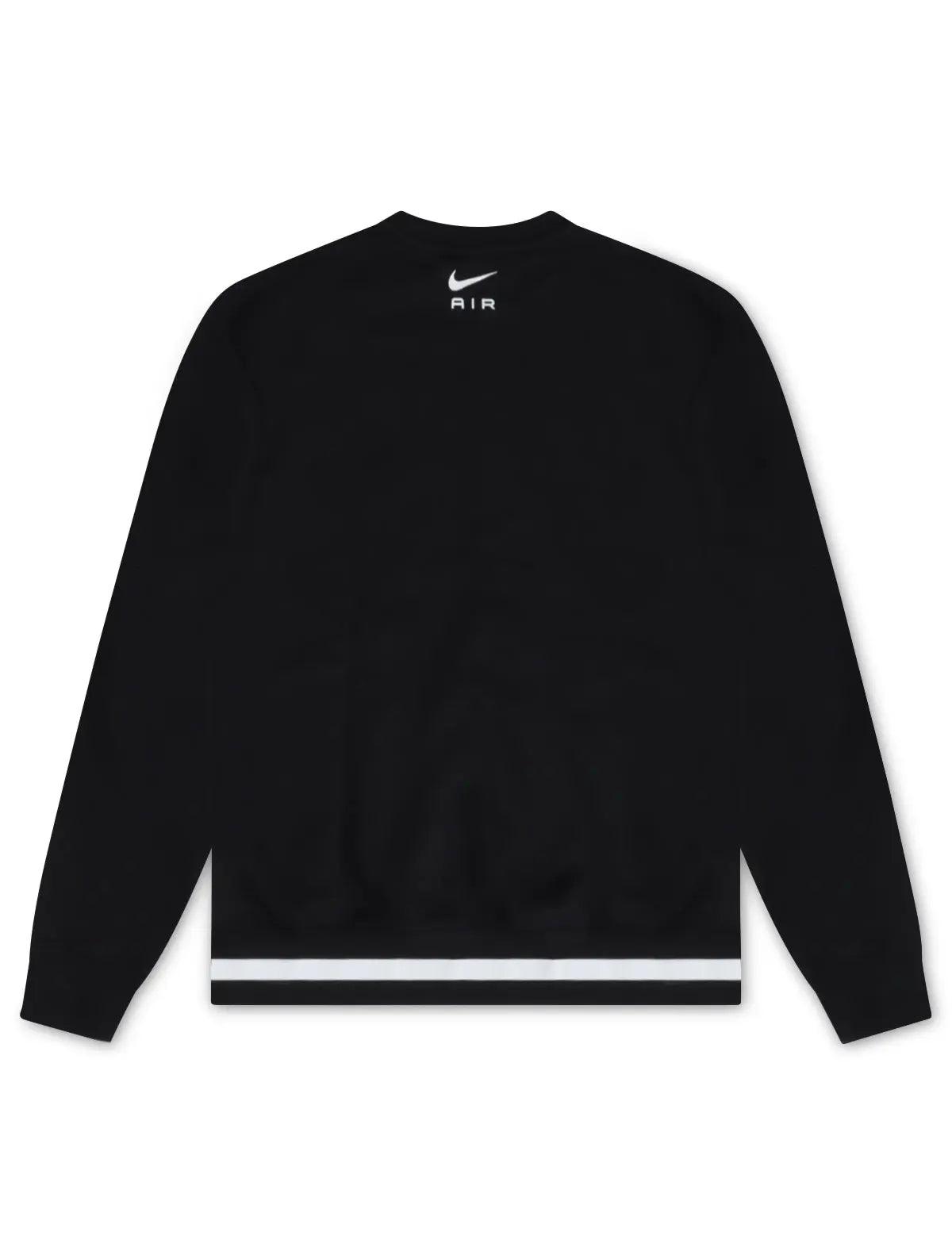 Nike Air Fleece Rundhalspullover für Herren - Schwarz