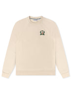 Lacoste Embroidered Shield Sweatshirt - Cream