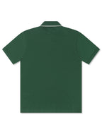 Polo Lacoste coupe classique brodé avec écusson - Vert