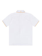 Polo Psycho Bunny Wasterlo en piqué - Blanc