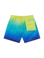 Psycho Bunny Herren Badehose Malta Ombre mit Farbwechsel - Wild Lime