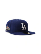 New Era 5950 LA Dodgers Post Season 2025 Fitted Hat – Blau