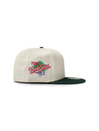 Casquette New Era 5950 Dodgers LA à l'envers World Series - Chrome/Vert