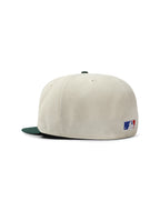 Casquette New Era 5950 Dodgers LA à l'envers World Series - Chrome/Vert